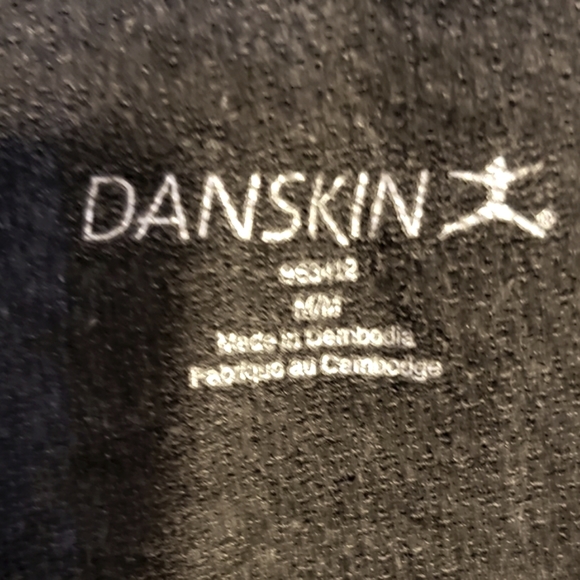 Danskin Charcoal Grey  Sweater Crew Neck Long Sleeve Side Pockets Woman Med NWOT - Picture 3 of 10